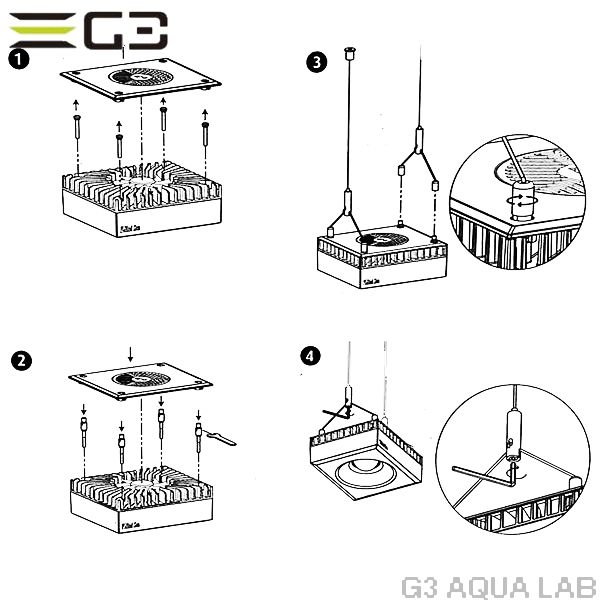 ��åɥ��� �꡼��LED ReefLED90�� �ϥ󥮥󥰥��å�