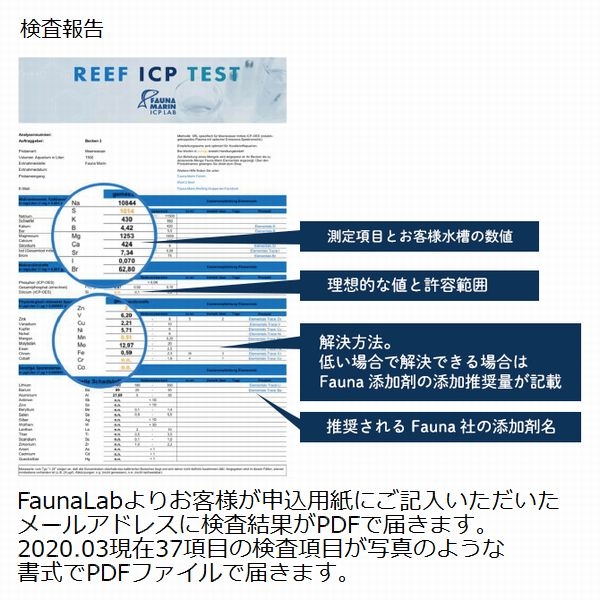 【取り寄せ】FAUNA MARIN ICPテスト 海水専用水質測定