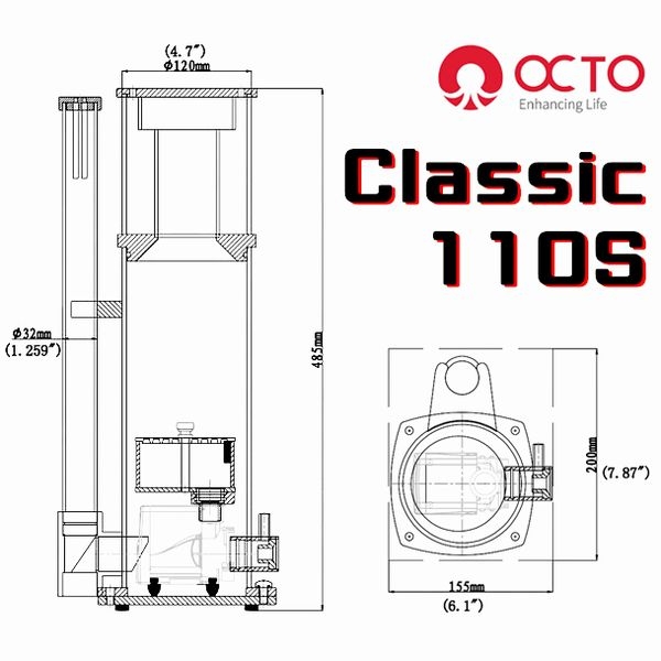 【取り寄せ】OCTO Classic 110S インサンプ式