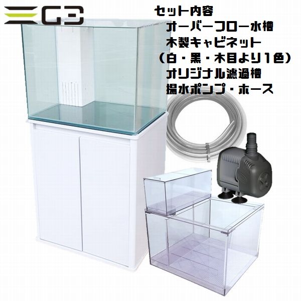 コトブキ レグラスF-600L 60cmオーバーフローガラス水槽セット