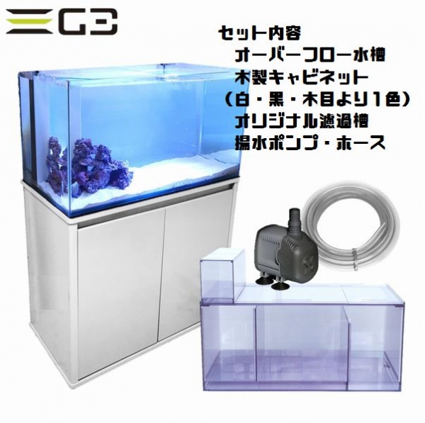 コトブキ レグラスF-900L 90cmオーバーフローガラス水槽セット