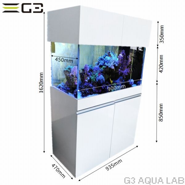 【受注制作】G3アクアギア tank9045S ヘッドカバー付オーバーフロー