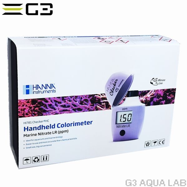 HANNA NO3チェッカー(低濃度硝酸塩) 海水用 HI781