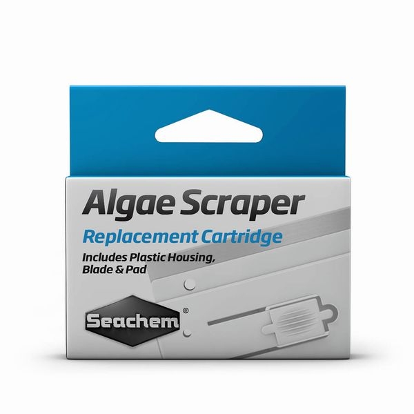 Seachem AlgaeScraper 交換キット(ステン・プラ・パッド各1入り)